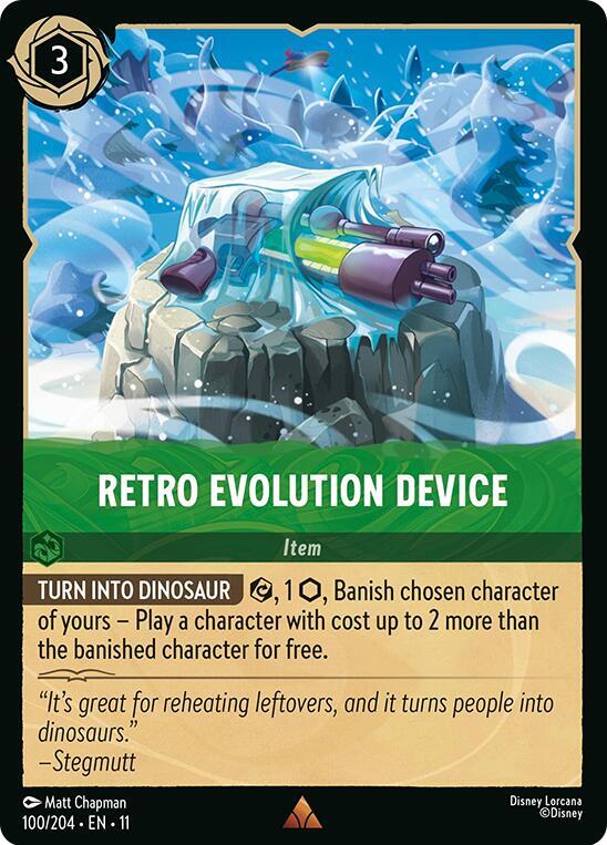 Retro Evolution Device 100/204 card from Winterspell
