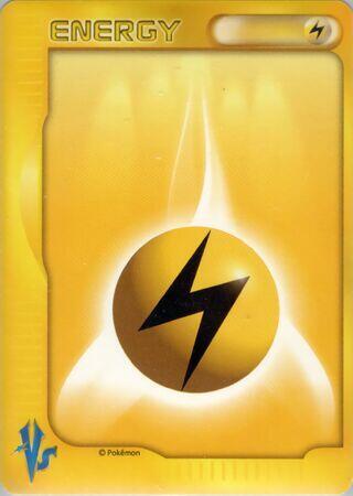 Lightning Energy card from Pokemon VS