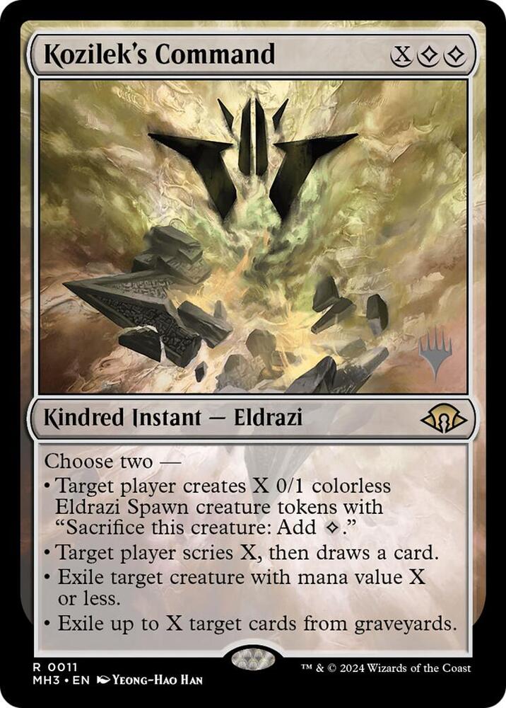Kozilek's Command 11 card from Promo Pack: Lorwyn Eclipsed