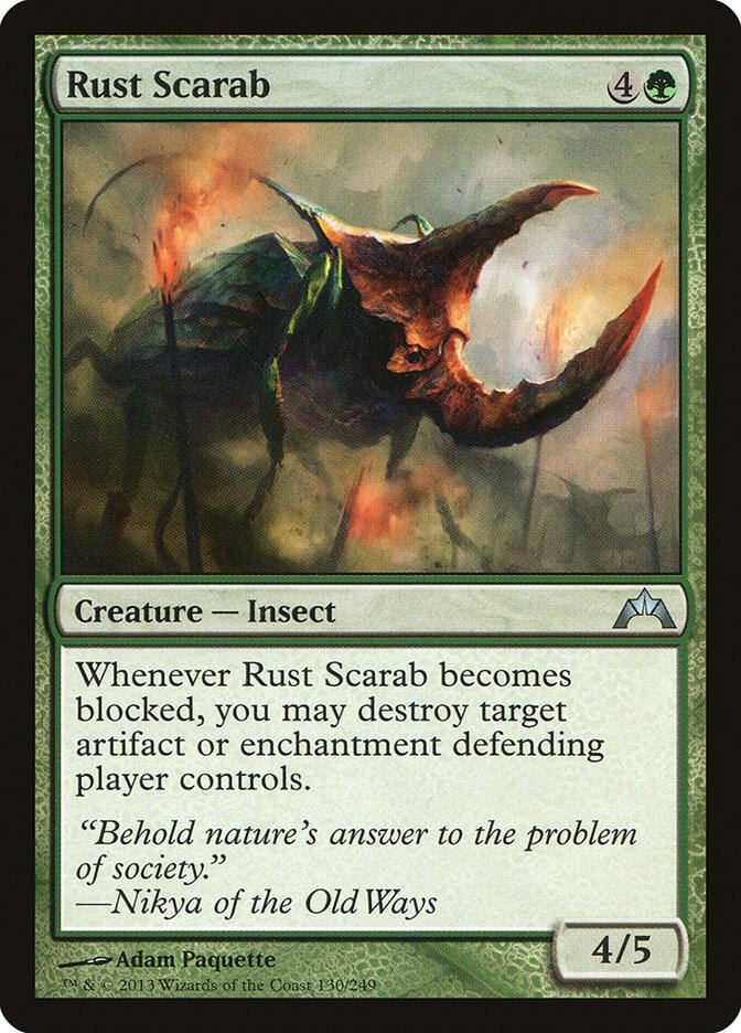Rust Scarab 130 card from Gatecrash