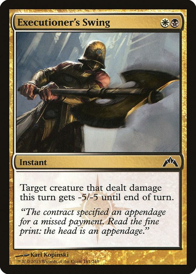 Executioner's Swing 161 card from Gatecrash