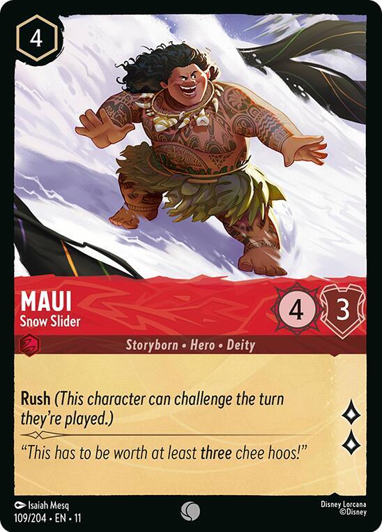 Maui - Snow Slider 109/204 card from Winterspell