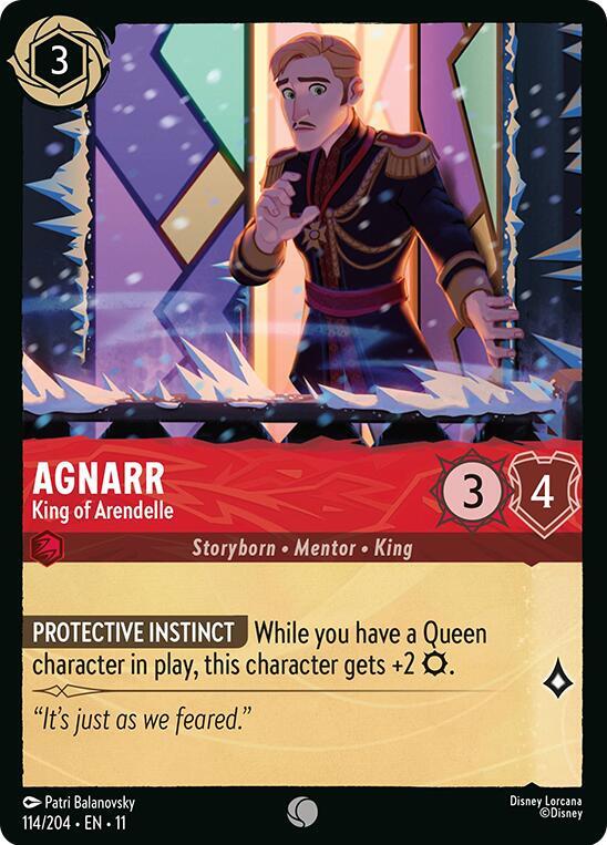 Agnarr - King of Arendelle 114/204 card from Winterspell