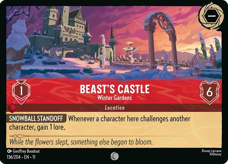 Beast's Castle - Winter Gardens 136/204 card from Winterspell