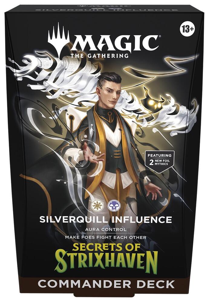 Secrets of Strixhaven Commander Deck - Silverquill Influence card from Commander: Secrets of Strixhaven