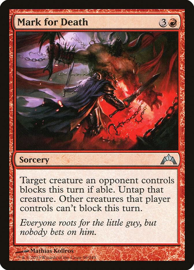 Mark for Death 99 card from Gatecrash