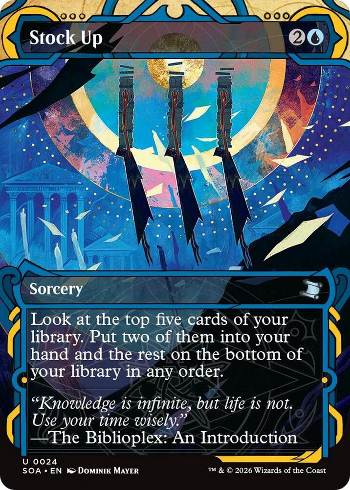 Stock Up 24 card from Secrets of Strixhaven: Mystical Archive