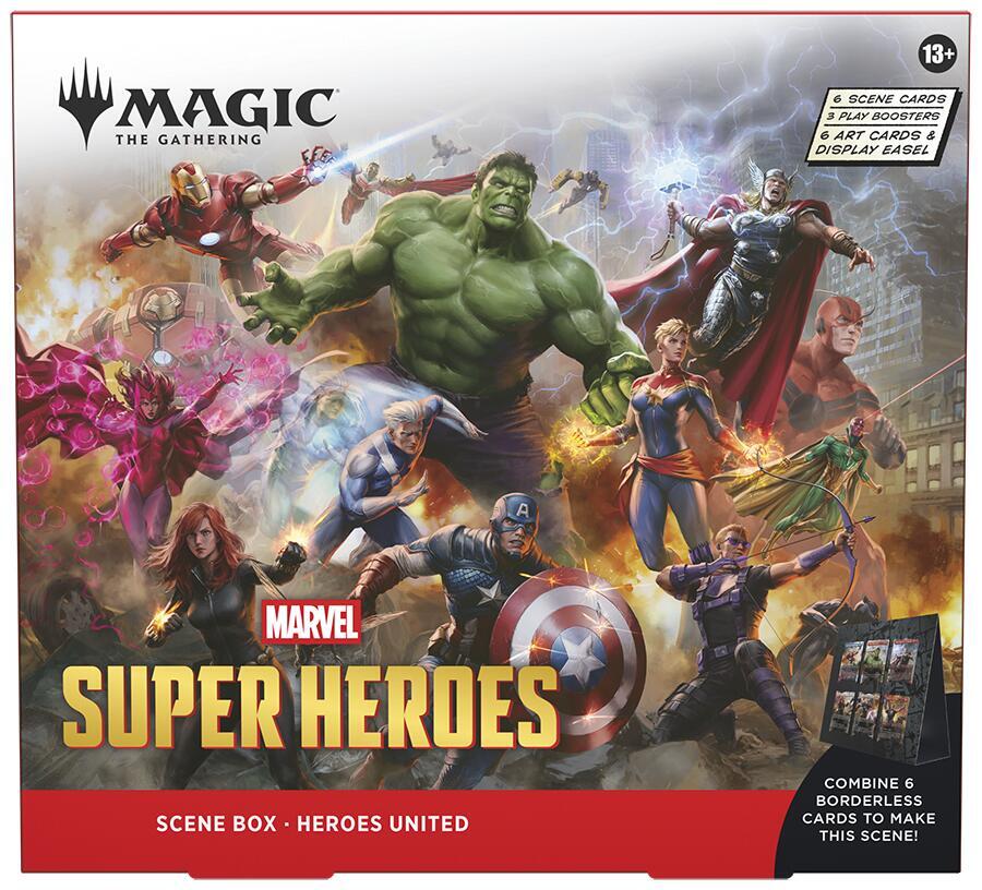 Marvel Super Heroes Scene Box - Heroes United card from Marvel Super Heroes