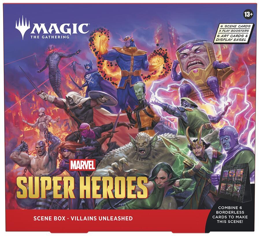 Marvel Super Heroes Scene Box - Villains Unleashed card from Marvel Super Heroes