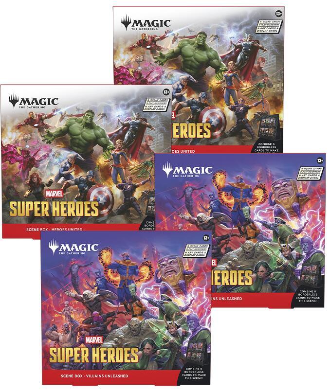Marvel Super Heroes Scene Box Case card from Marvel Super Heroes