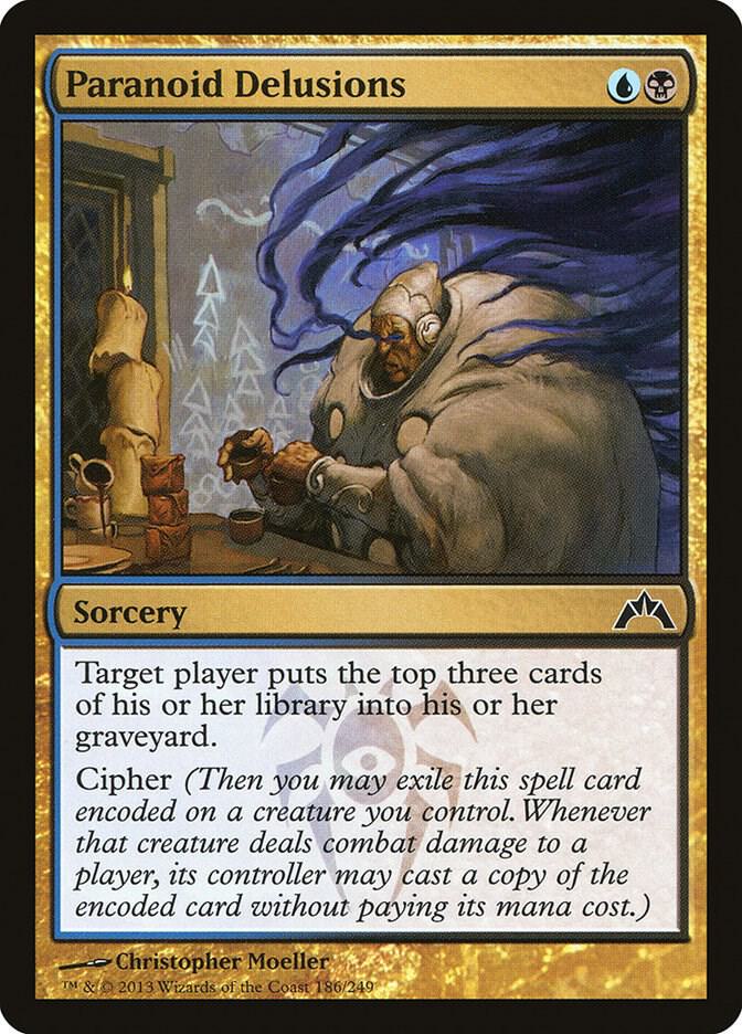 Paranoid Delusions 186 card from Gatecrash