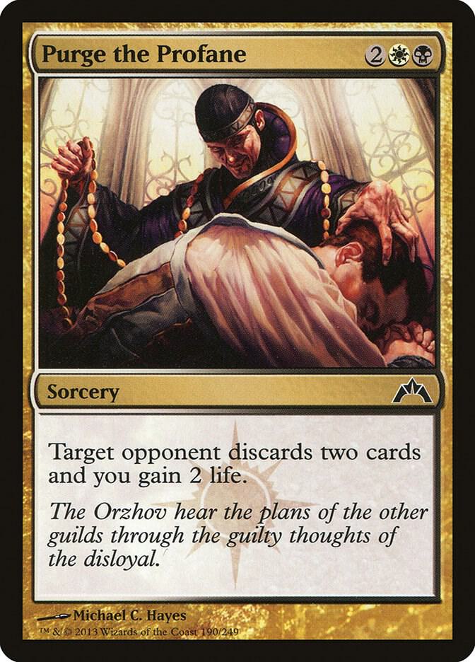 Purge the Profane 190 card from Gatecrash