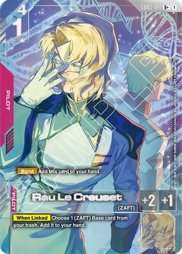 Rau Le Creuset (R+) GD03-091 card from Steel Requiem