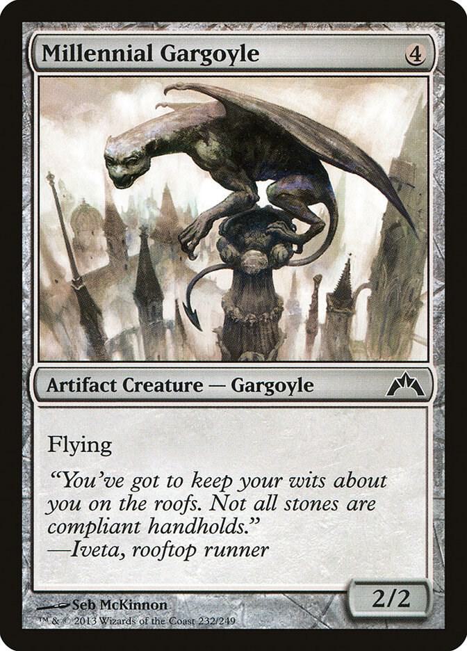 Millennial Gargoyle 232 card from Gatecrash