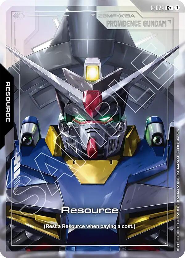 Resource (C+) R-024 card from Steel Requiem
