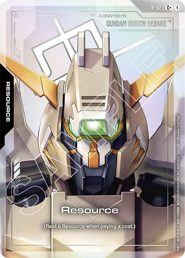 Resource (C+) R-027 card from Steel Requiem