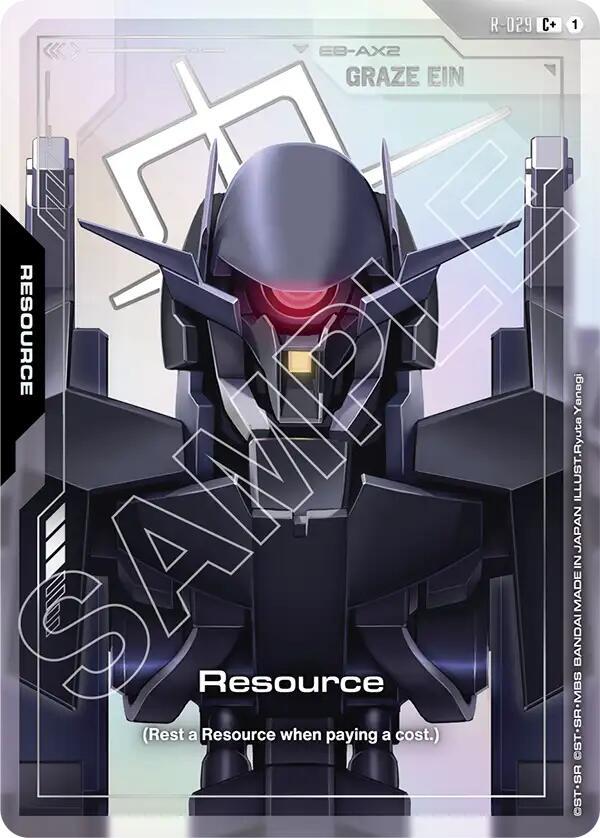 Resource (C+) R-029 card from Steel Requiem