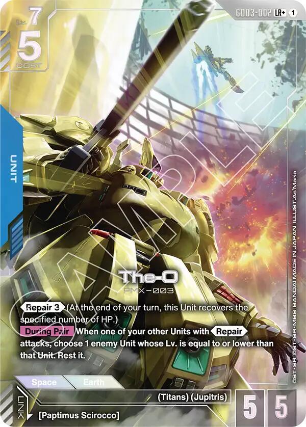 The-O (LR+) GD03-002 card from Steel Requiem