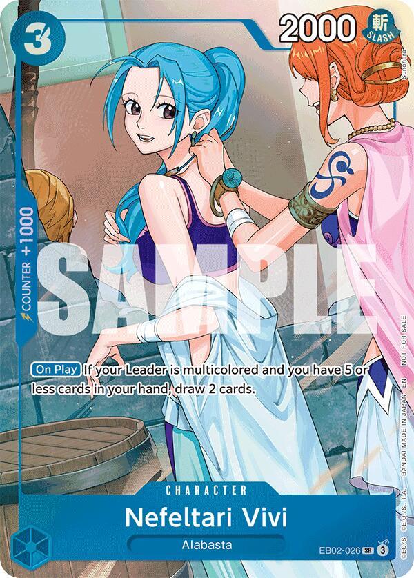 Nefeltari Vivi EB02-026 card from Extra Booster: One Piece Heroines Edition