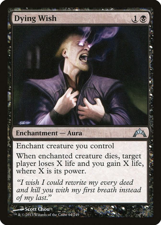 Dying Wish 64 card from Gatecrash