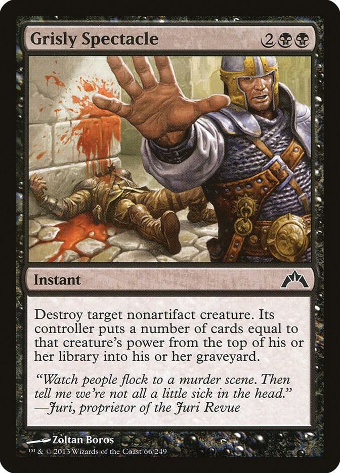 Grisly Spectacle 66 card from Gatecrash