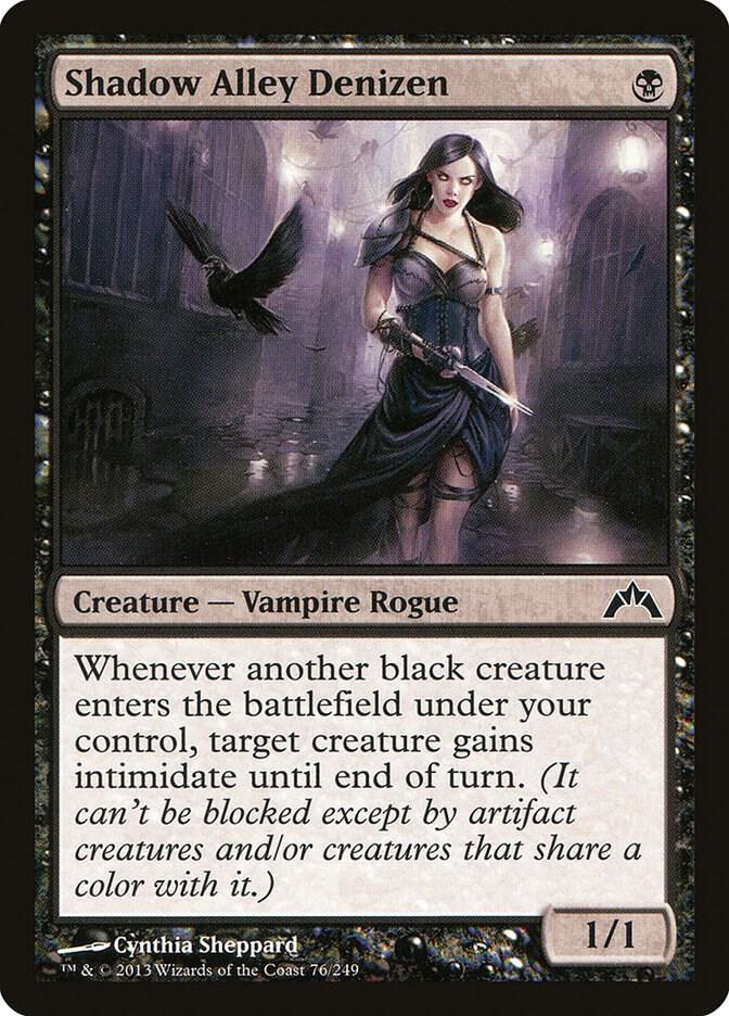 Shadow Alley Denizen 76 card from Gatecrash
