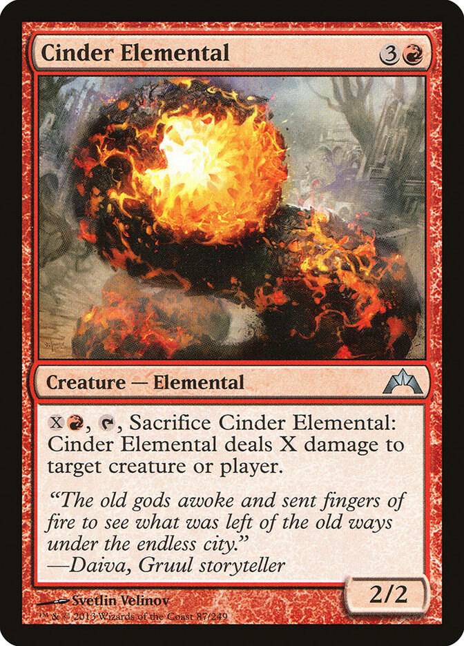 Cinder Elemental 87 card from Gatecrash