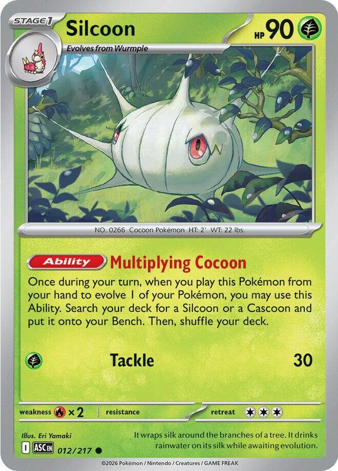 Silcoon 012/217 card from ME: Ascended Heroes