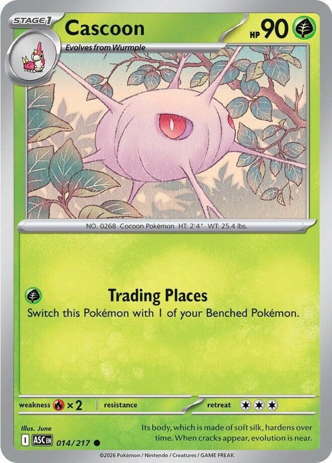 Cascoon 014/217 card from ME: Ascended Heroes