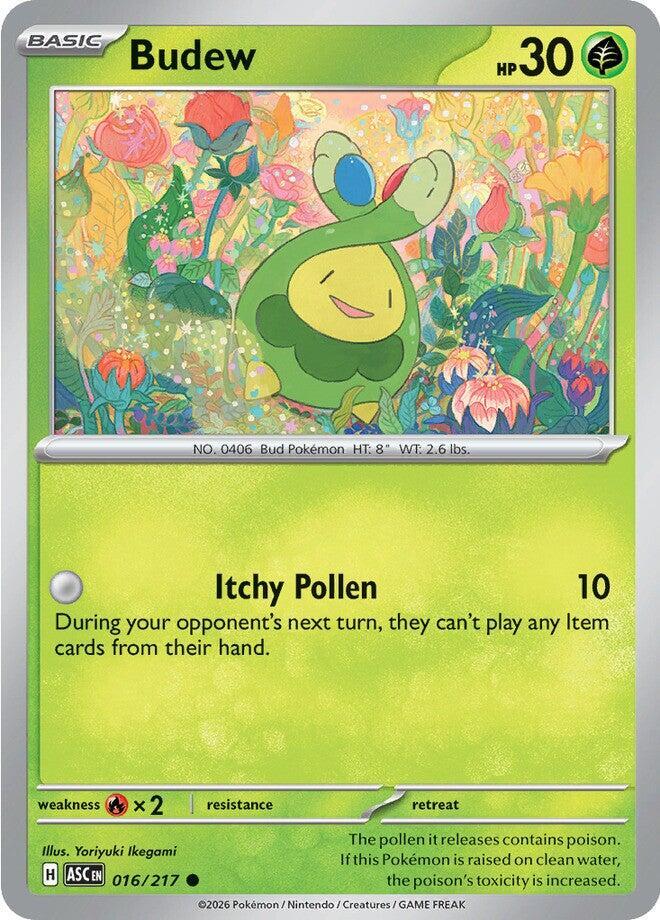 Budew 016/217 card from ME: Ascended Heroes