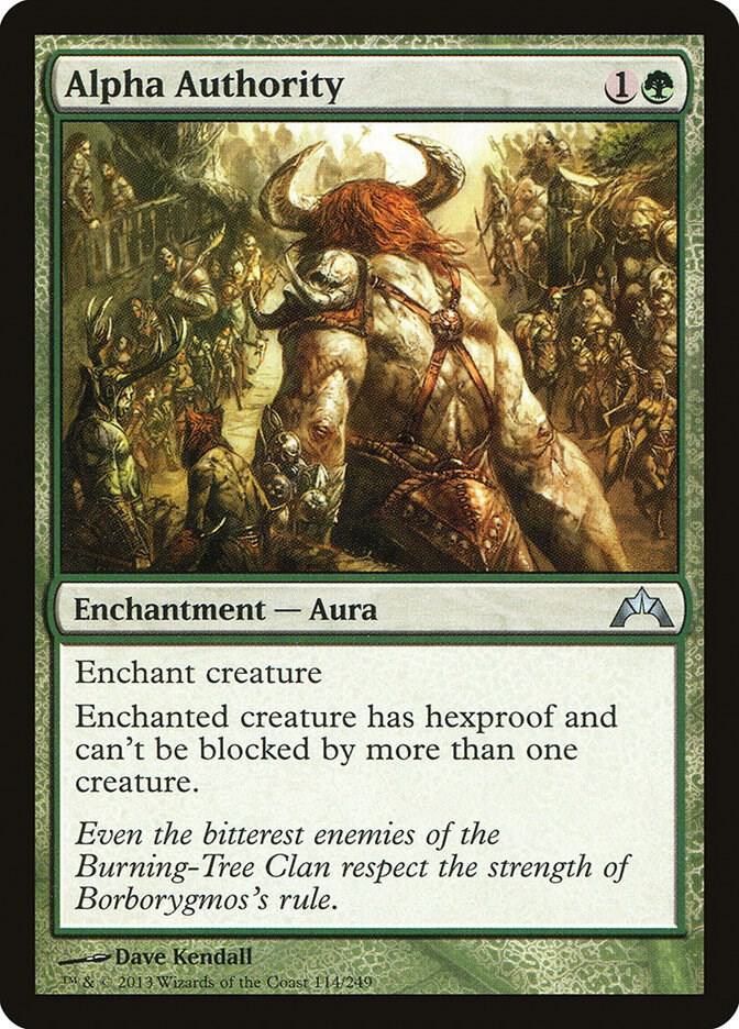 Alpha Authority 114 card from Gatecrash