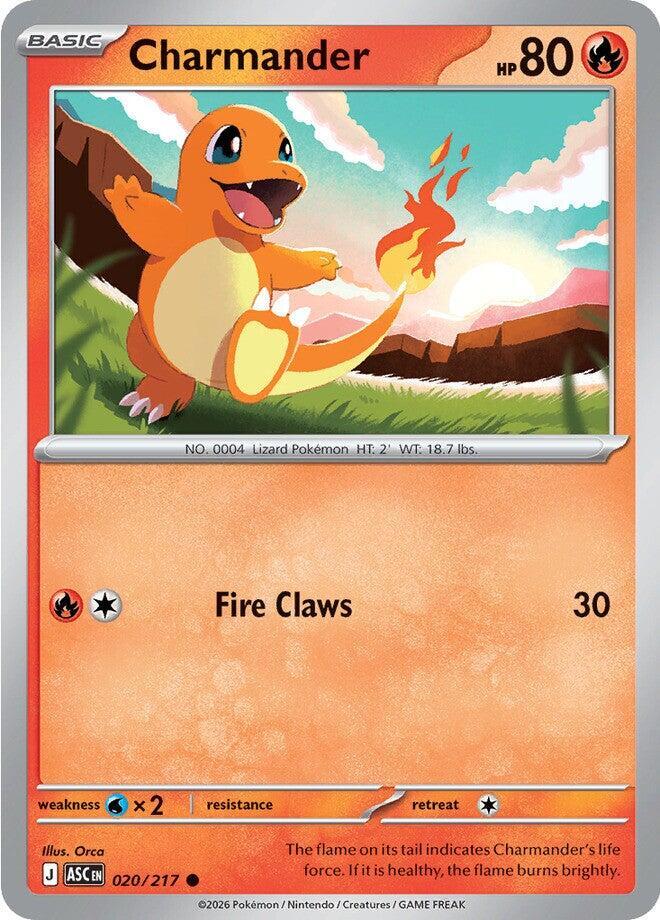 Charmander 020/217 card from ME: Ascended Heroes