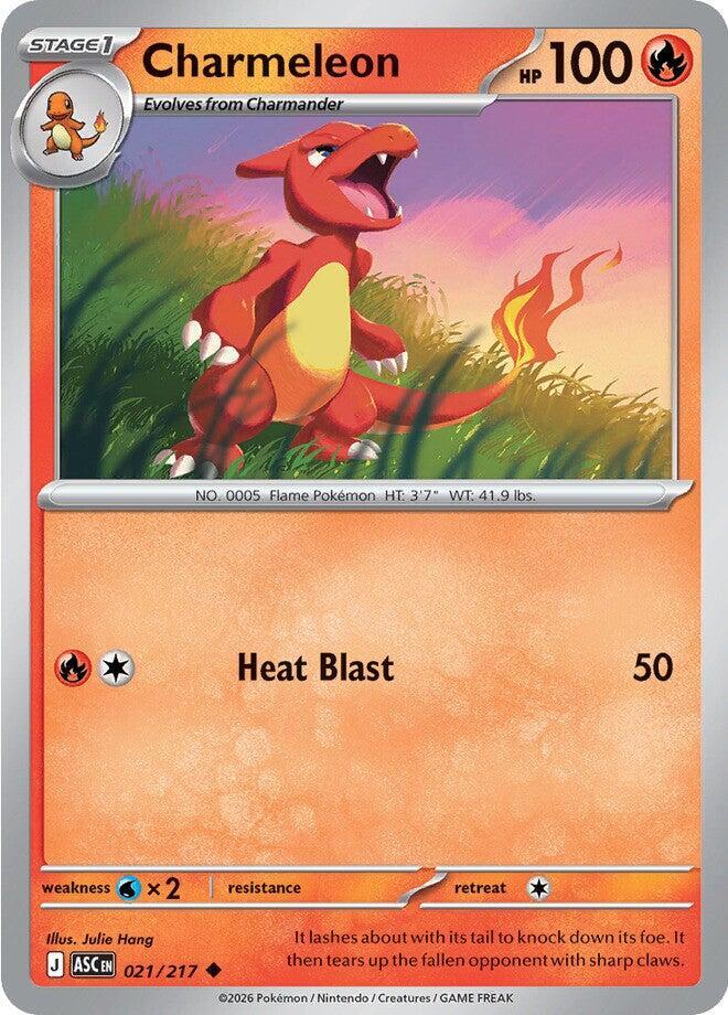Charmeleon 021/217 card from ME: Ascended Heroes