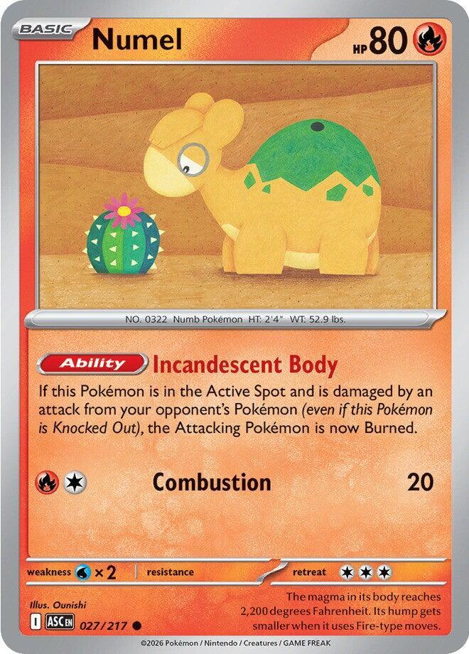 Numel 027/217 card from ME: Ascended Heroes