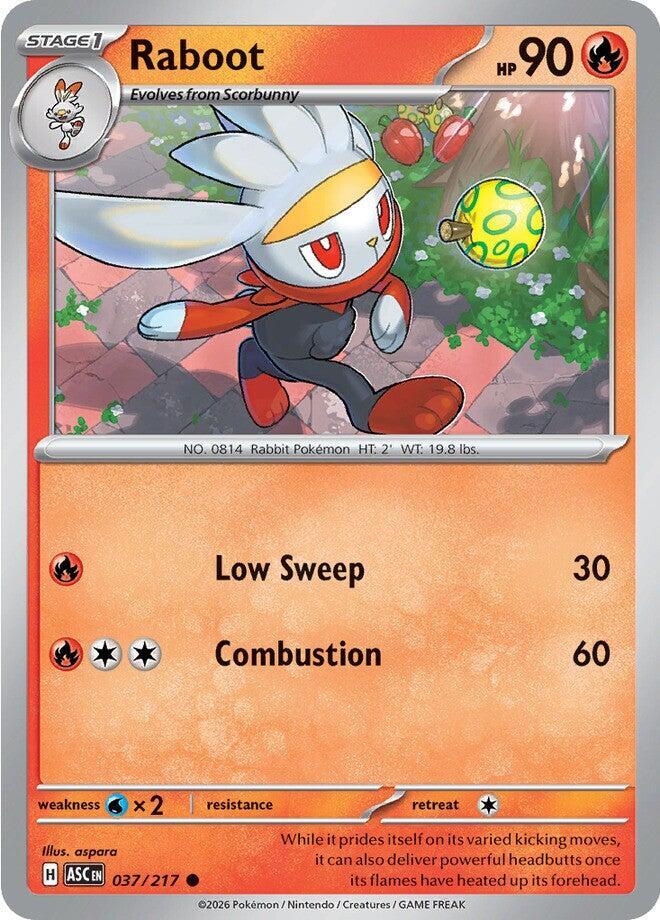 Raboot 037/217 card from ME: Ascended Heroes