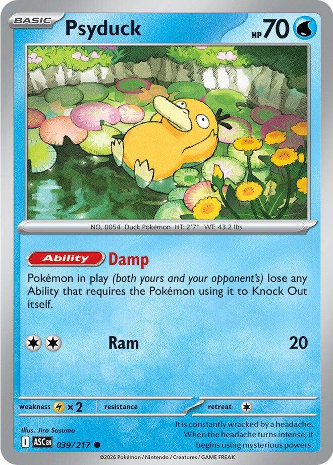 Psyduck 039/217 card from ME: Ascended Heroes