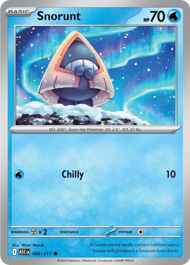 Snorunt 046/217 card from ME: Ascended Heroes