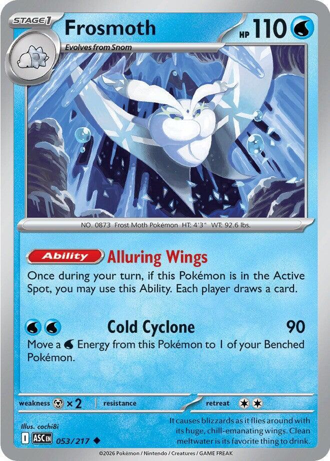 Frosmoth 053/217 card from ME: Ascended Heroes