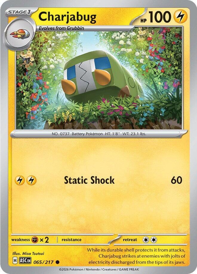Charjabug 065/217 card from ME: Ascended Heroes