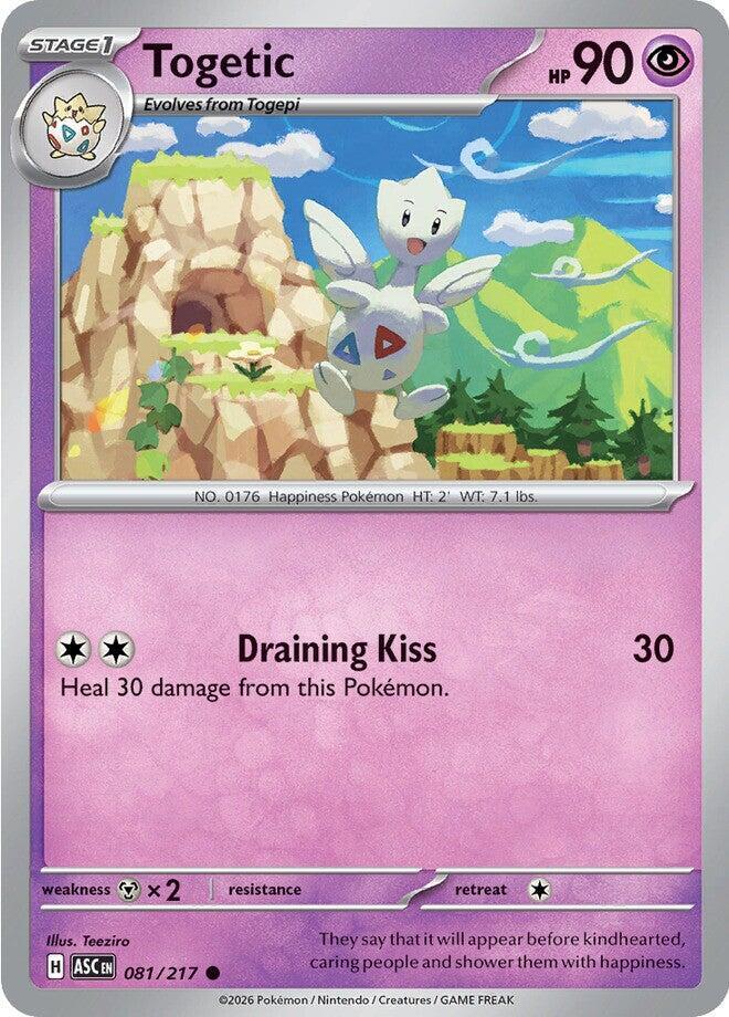 Togetic 081/217 card from ME: Ascended Heroes