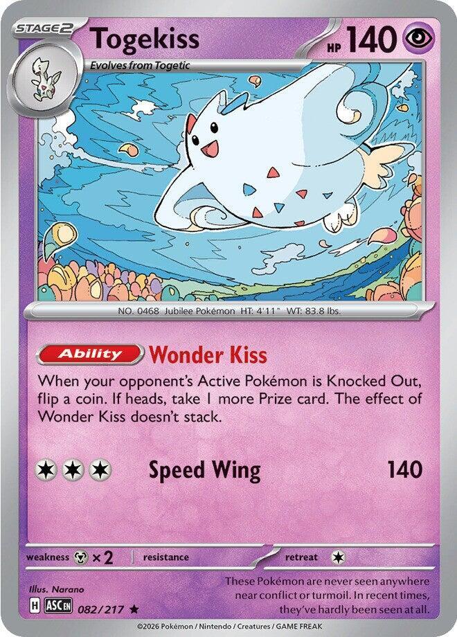 Togekiss 082/217 card from ME: Ascended Heroes