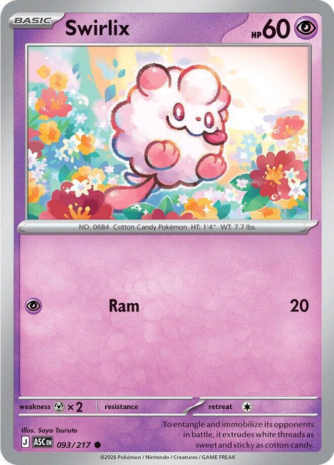 Swirlix 093/217 card from ME: Ascended Heroes