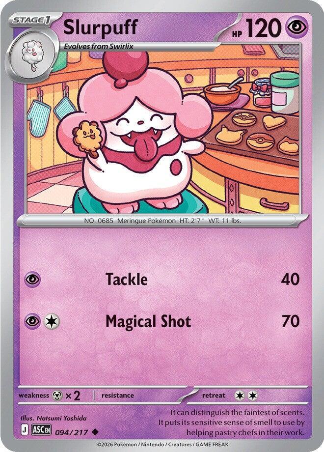Slurpuff 094/217 card from ME: Ascended Heroes