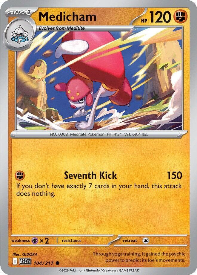 Medicham 104/217 card from ME: Ascended Heroes