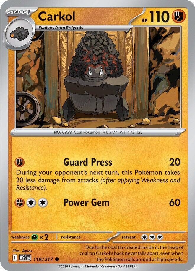 Carkol 119/217 card from ME: Ascended Heroes