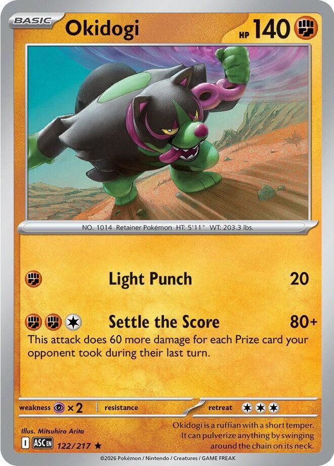 Okidogi 122/217 card from ME: Ascended Heroes