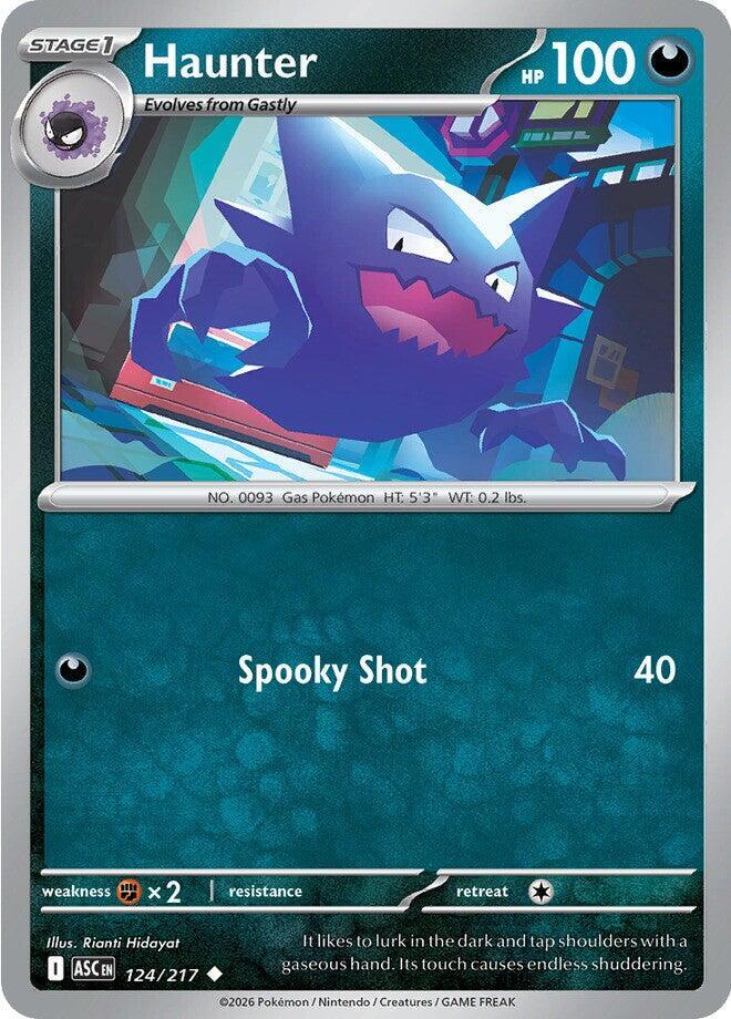 Haunter 124/217 card from ME: Ascended Heroes