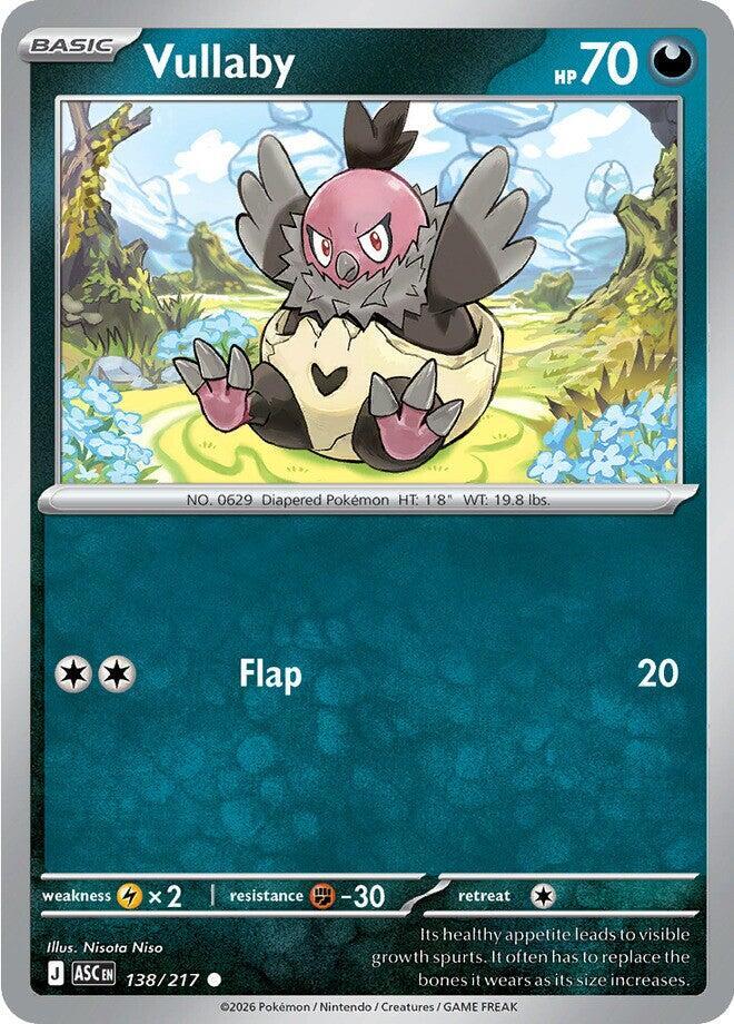 Vullaby 138/217 card from ME: Ascended Heroes