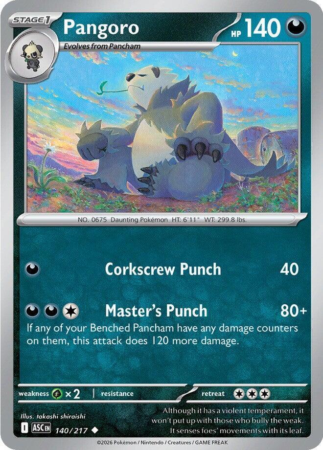 Pangoro 140/217 card from ME: Ascended Heroes