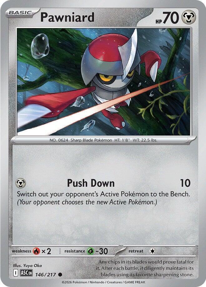 Pawniard 146/217 card from ME: Ascended Heroes